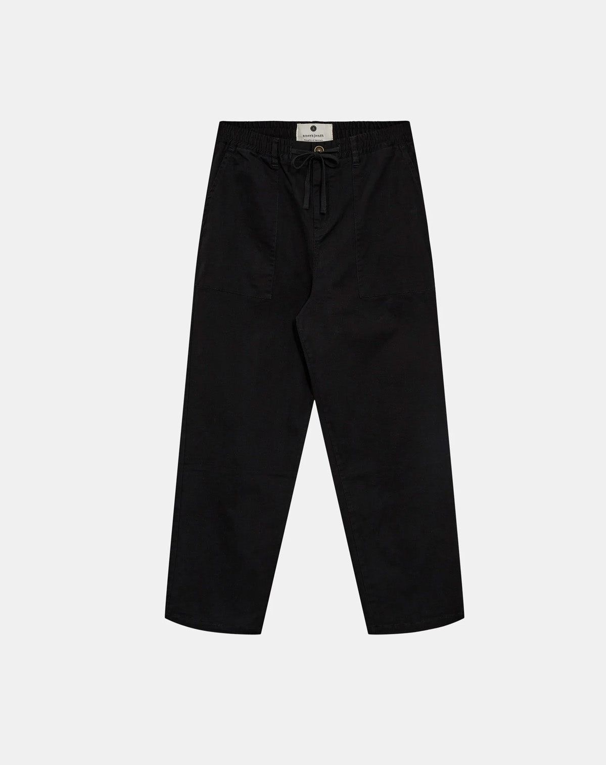 AKJAKOB FATIQUE COTTON PANTS - Caviar