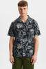 AKLEO POPLIN AOP SHIRT - Majolica Blue