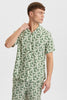 AKLEO AOP VISCOSE SHIRT - Tofu