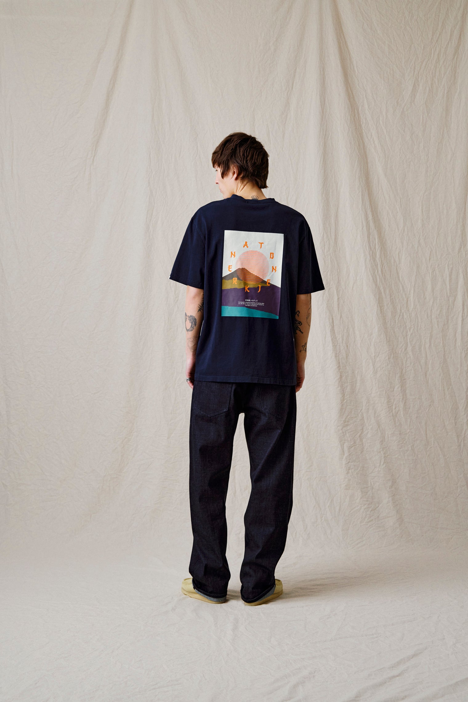 AKVILLADS SUN S/S TEE - Sky Captain