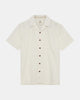 AKLEO S/S COT/LINEN SHIRT - Tofu