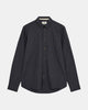 AKLEIF L/S COT/LINEN SHIRT - Dark Grey