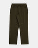AKJAN COT/LINEN ELA PANTS - Forest night