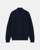 AKSUNE PATENT HALF ZIP KNIT - Sky Captain