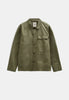 AKODIN COTTON POPLIN OVERSHIRT - Loden Green