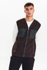 AKRASMUS WOOL VEST - Demitasse